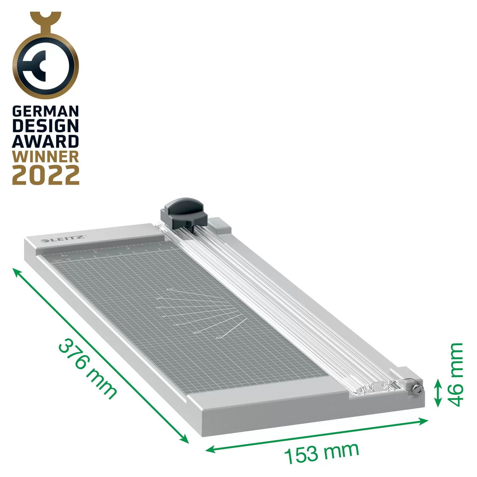 Trimmer LEITZ Home Precision, A4, 8 foi, gri
