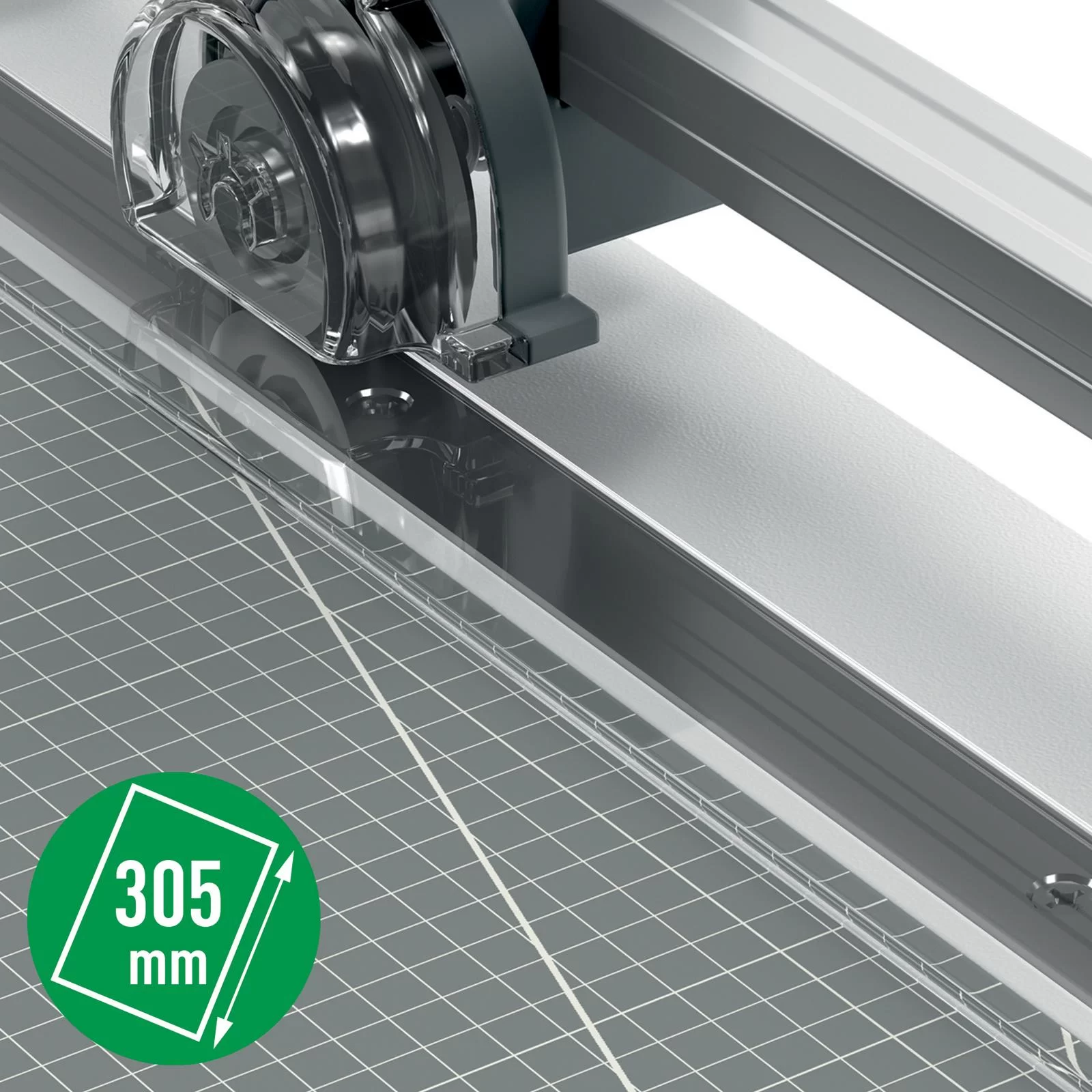 Trimmer LEITZ Home Office Precision, A4, 10 foi, gri