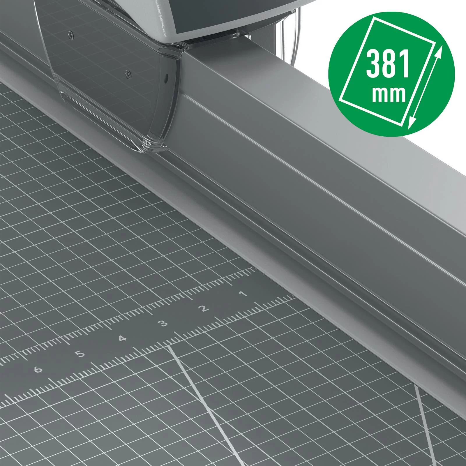 Trimmer LEITZ Office Precision, A4+, 15 foi, gri