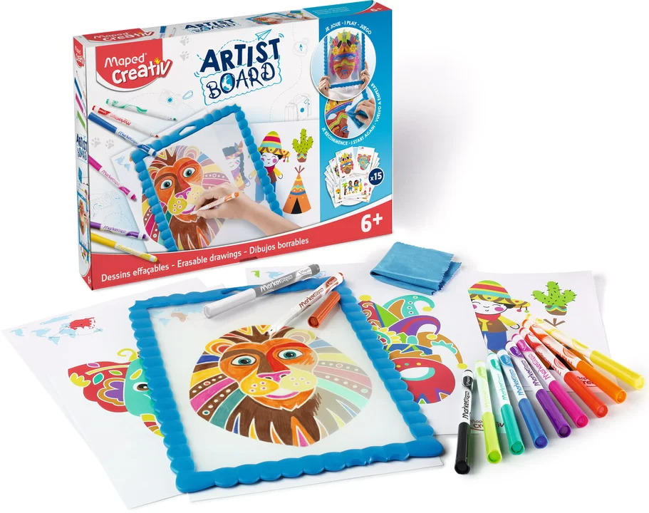 Set MAPED Creativ Artist, tabla - desene