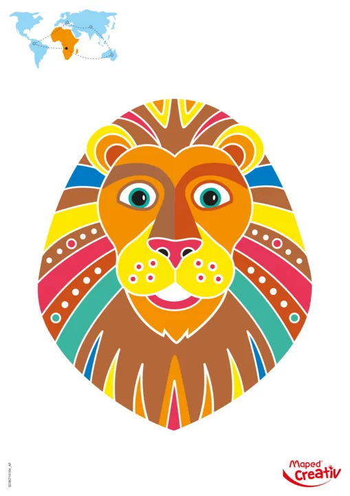 Set MAPED Creativ Artist, tabla - desene