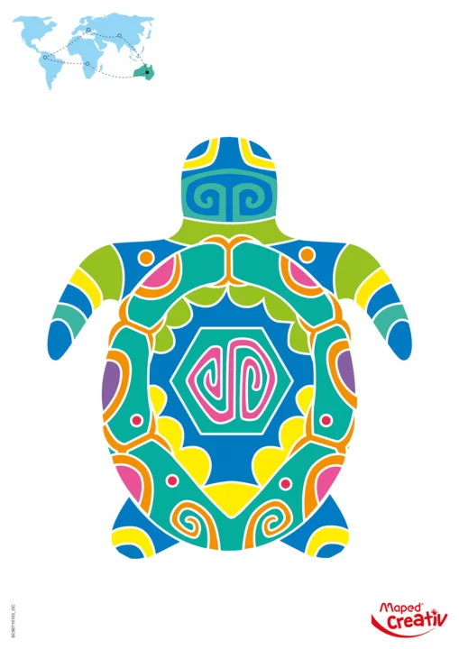 Set MAPED Creativ Artist, tabla - desene