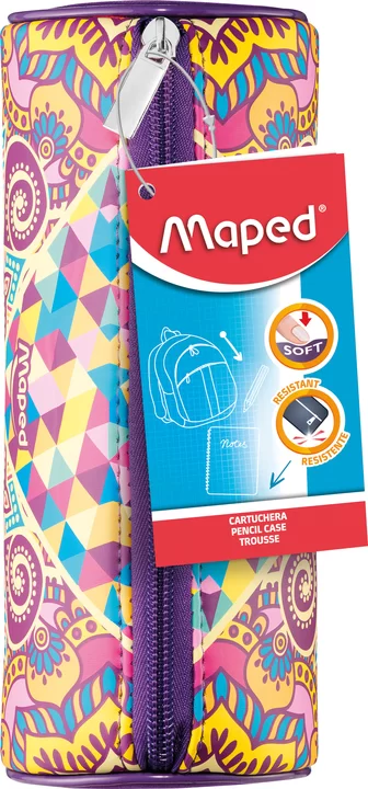 Пенал MAPED Girl Mosaic, туб