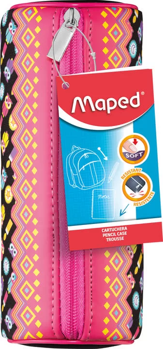 Пенал MAPED Girl Emoticons, туб