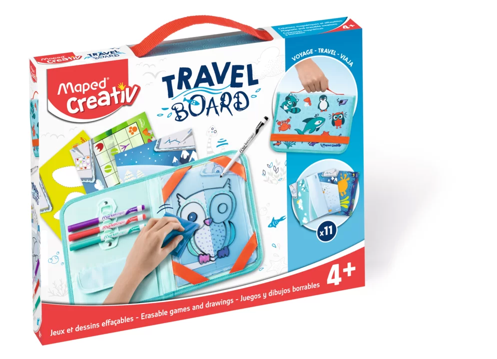 Set MAPED Creativ Travel, tabla - desene