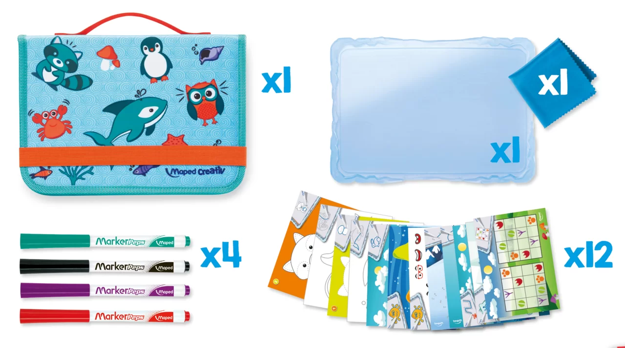 Set MAPED Creativ Travel, tabla - desene