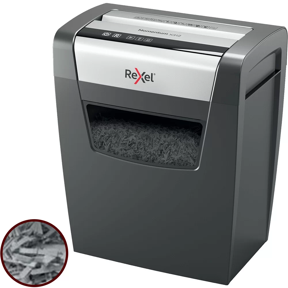 Distrugator REXEL Momentum X312 P3, 12foi, 23l Cross Cut