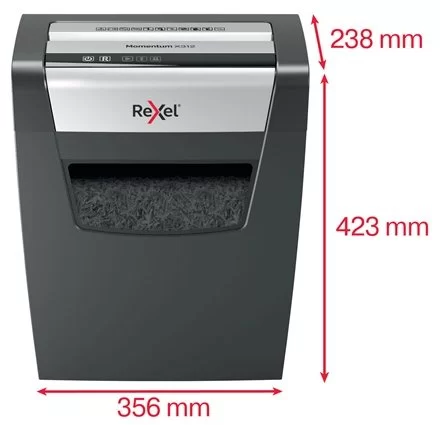 Distrugator REXEL Momentum X312 P3, 12foi, 23l Cross Cut