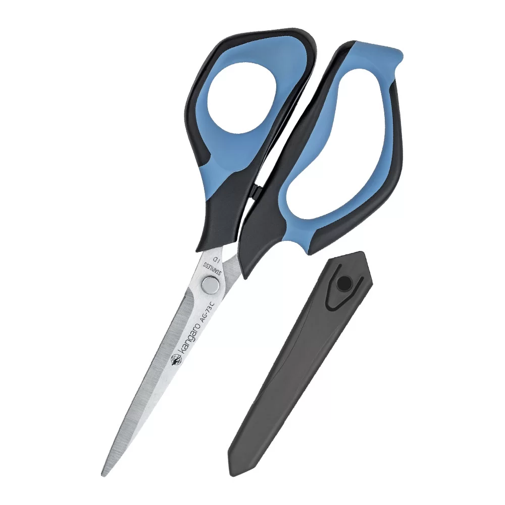 Foarfeca KANGARO AG-73CY, asimetric, 18.4 cm, blister