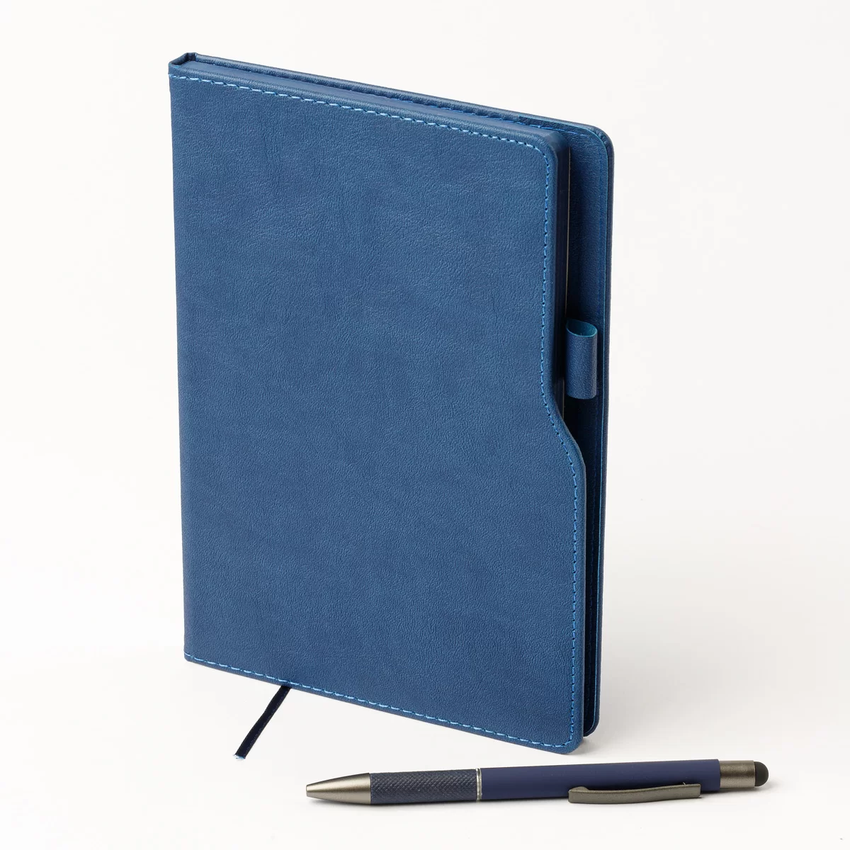Agenda nedatata AKKLAS 13x21cm, 96 foi, albastru