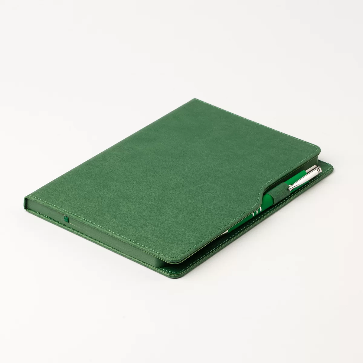 Agenda nedatata AKKLAS 13x21cm, 96 foi, verde