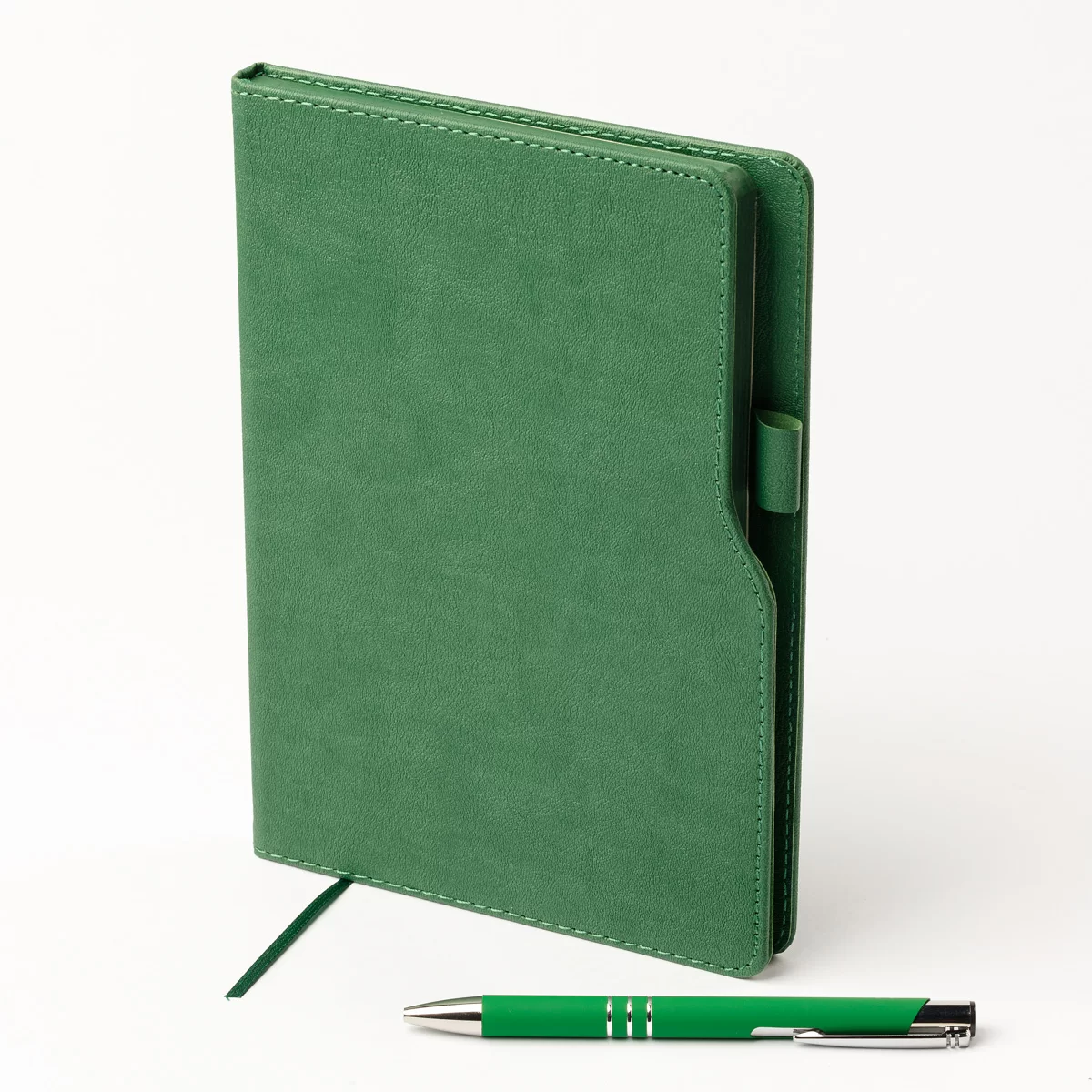 Agenda nedatata AKKLAS 13x21cm, 96 foi, verde