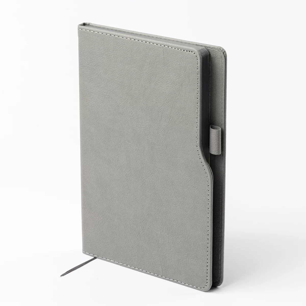 Agenda nedatata AKKLAS 13x21cm, 96 foi, gri