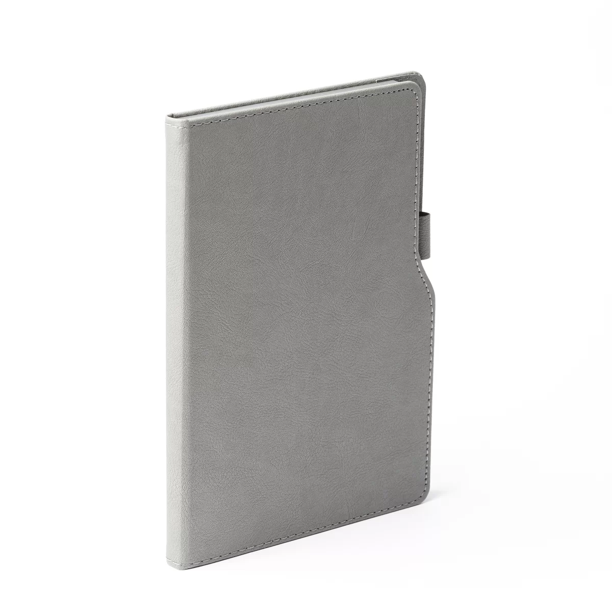 Agenda nedatata AKKLAS 13x21cm, 96 foi, gri
