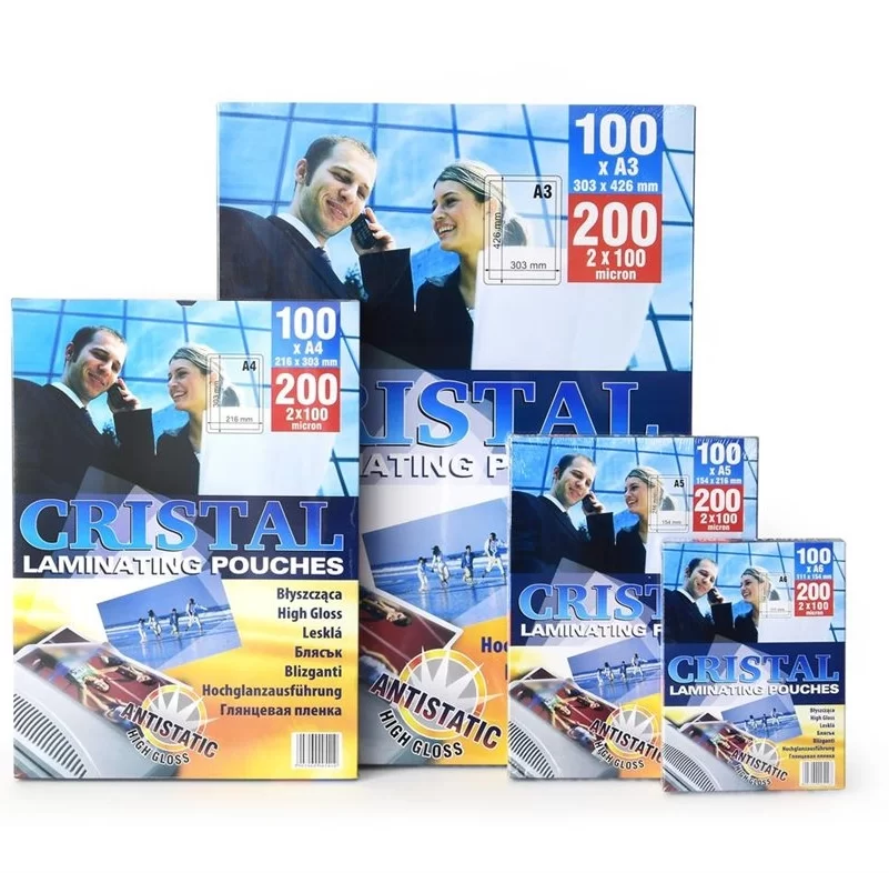 Folii pentru laminare ARGO 80x111mm, 250mic, 100 foi