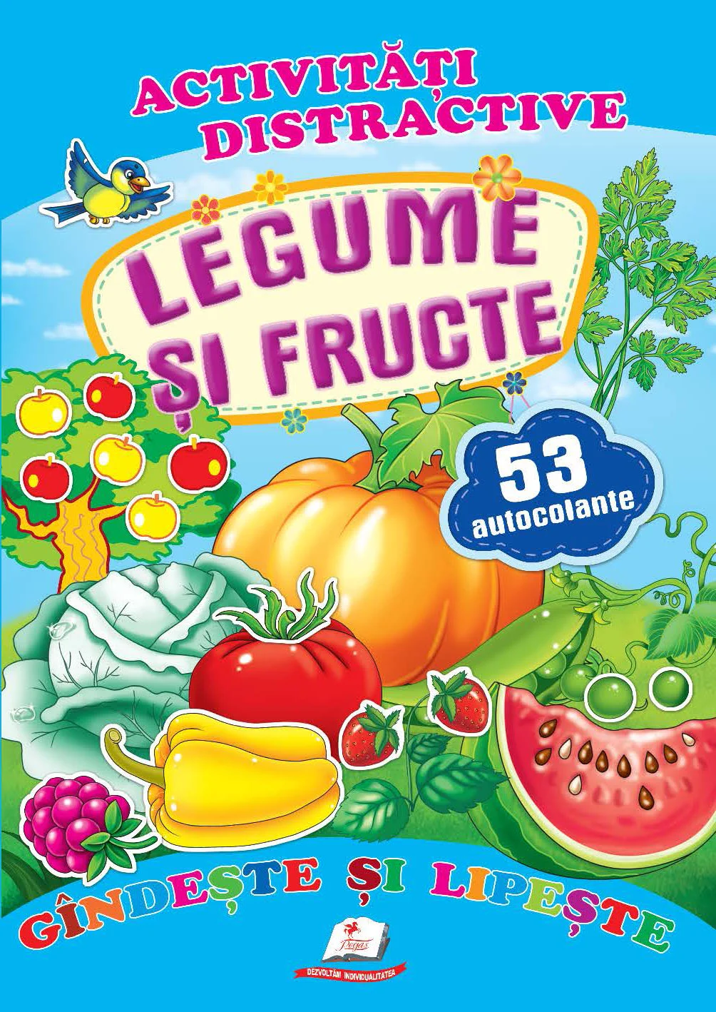 Cartea Activitati distractive LEGUME SI FRUCTE 53 autoco