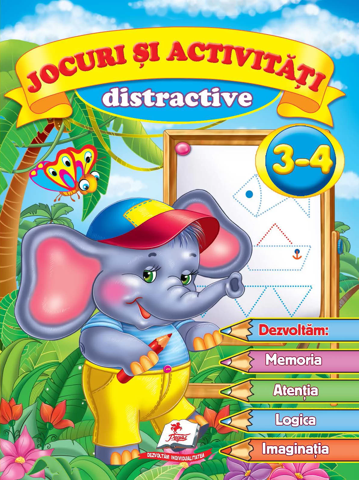 Книга Jocuri si activitati distractive, 3-4 ani