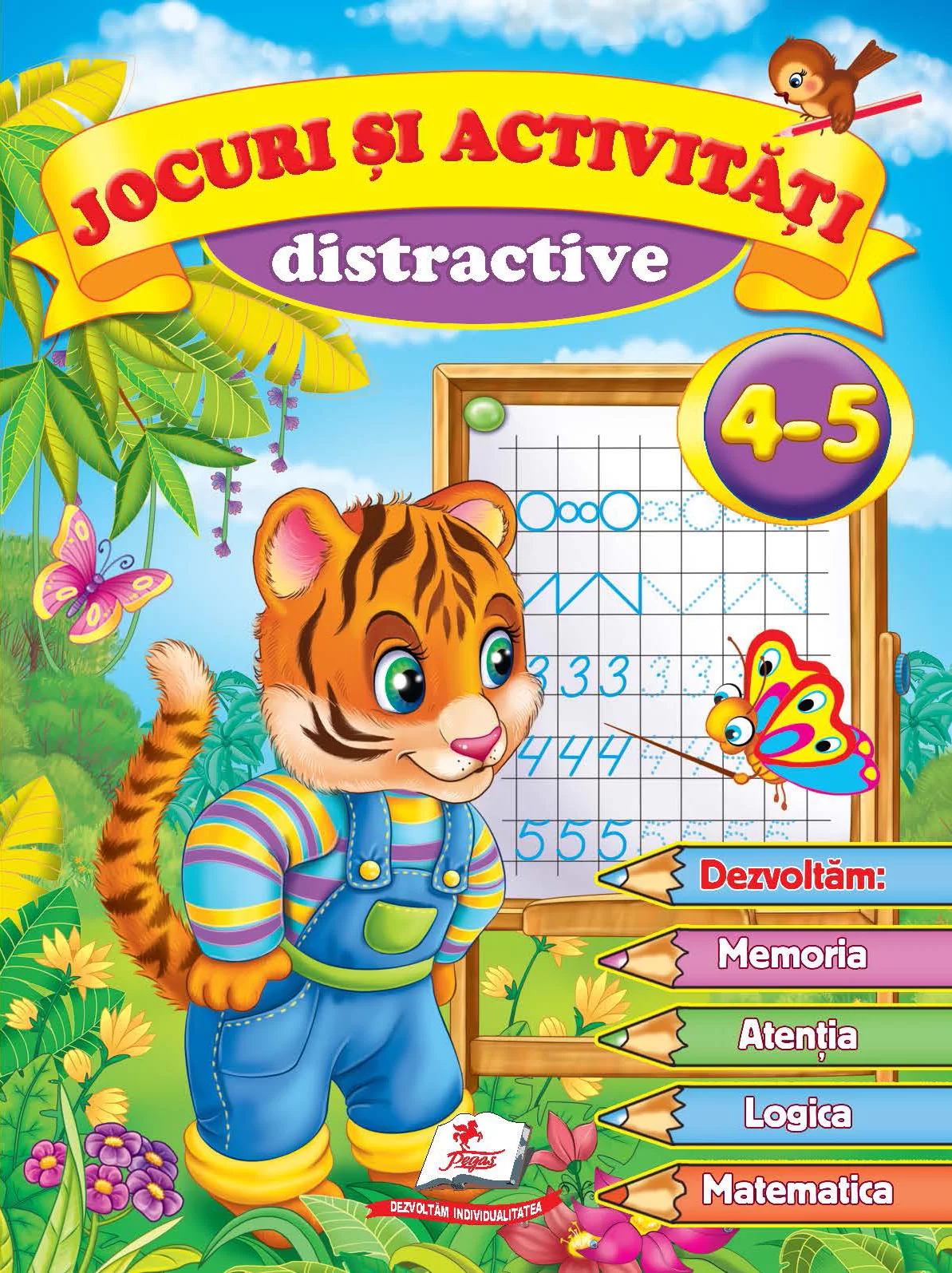 Cartea Jocuri si activitati distractive, 4-5 ani