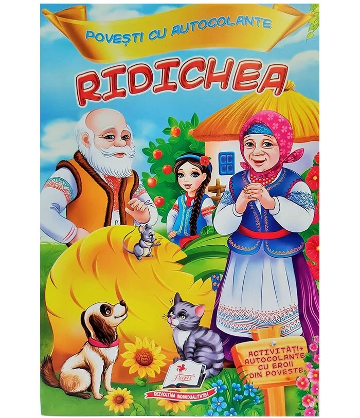 Cartea Povesti cu autocolanate RIDICHEA