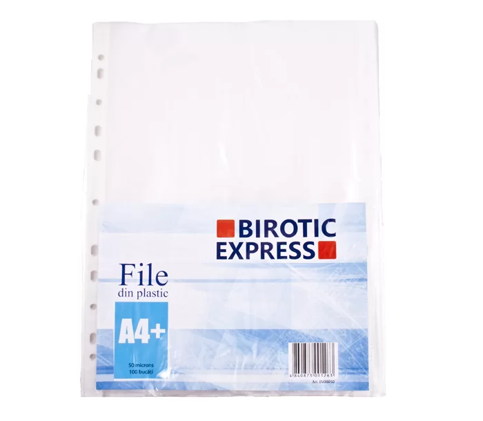 Folii BIROTIC Express А4, 50mic, 100 bucati