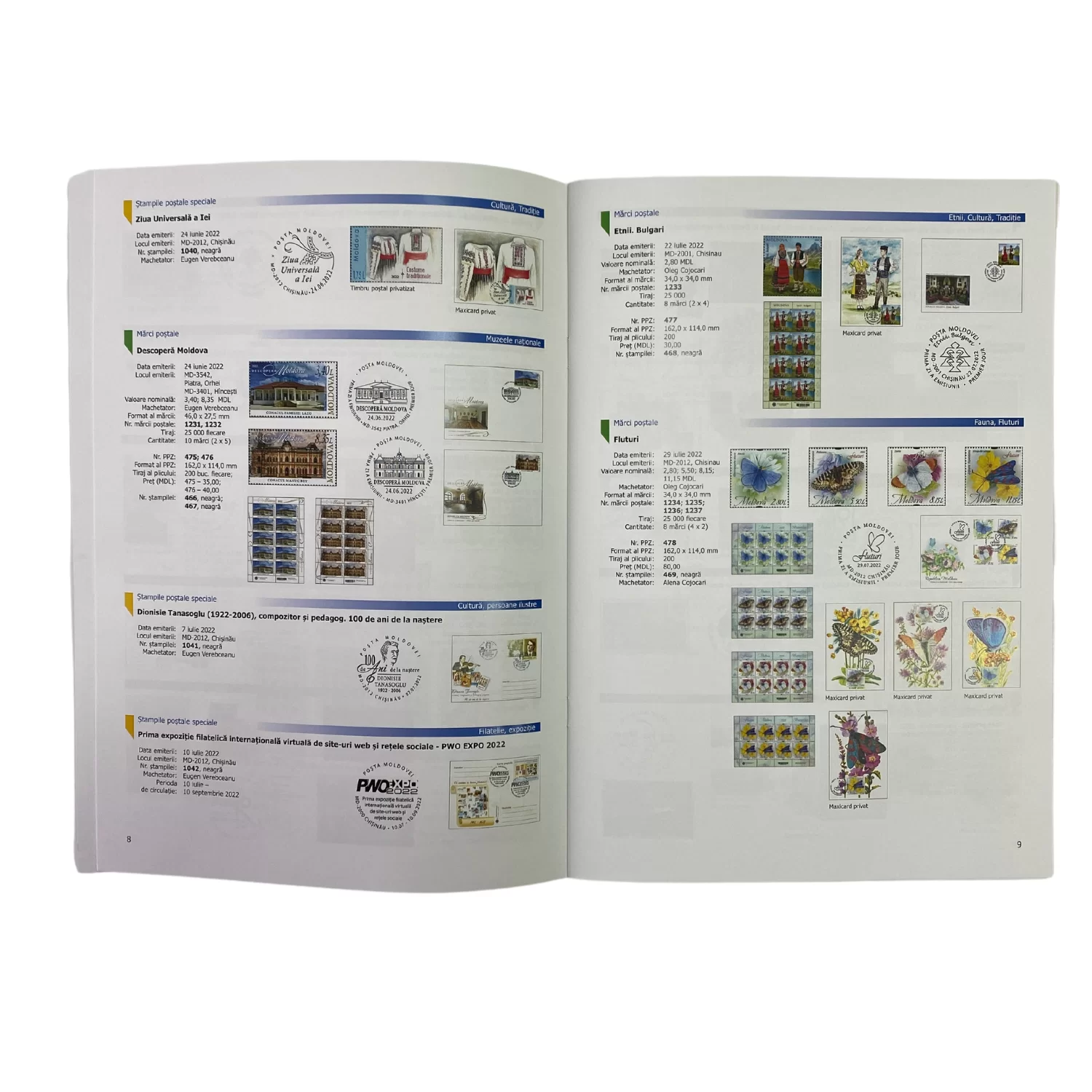 Catalog A4 Filatelia RM 2022