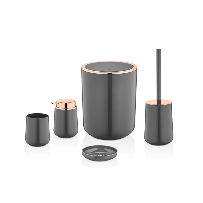 Set accesorii baie VIALEX, plasic, 5 bucati 
