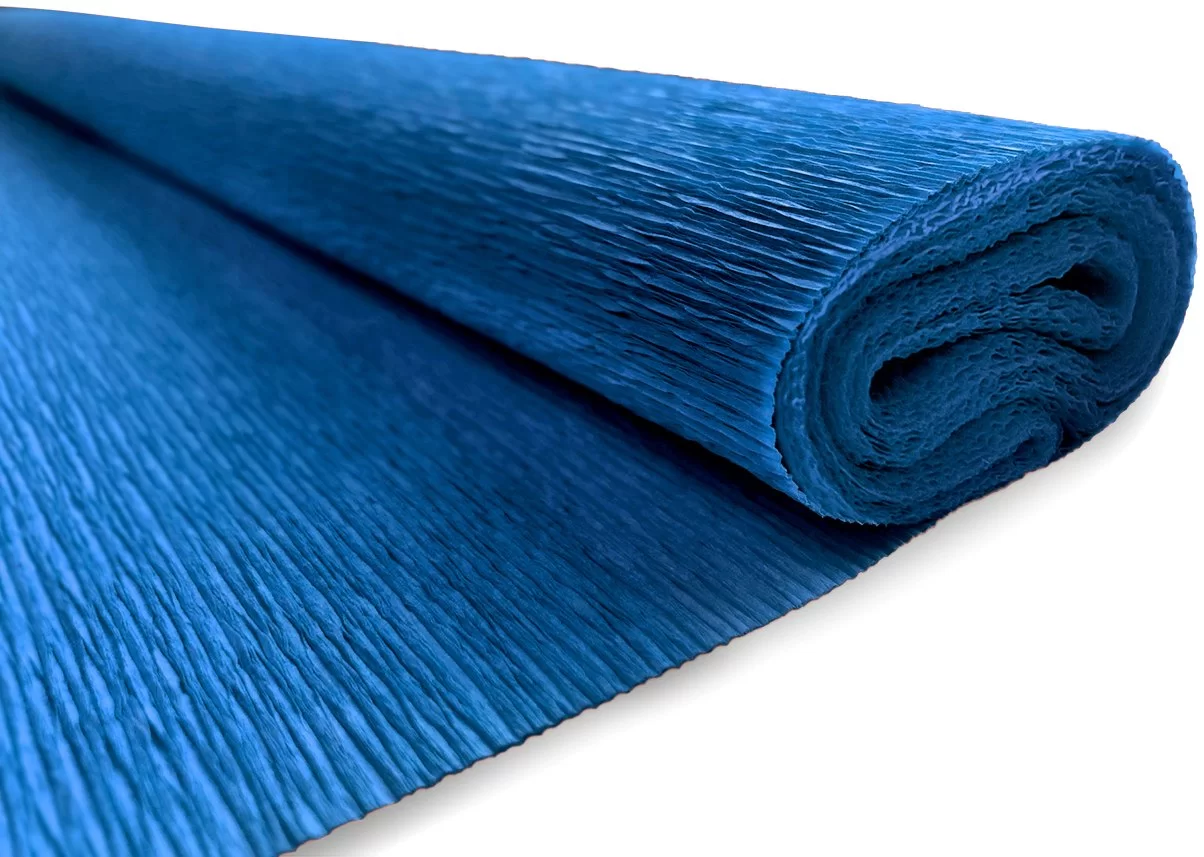 Hirtie creponata INTERDRUK Classic 50x200cm, albastra