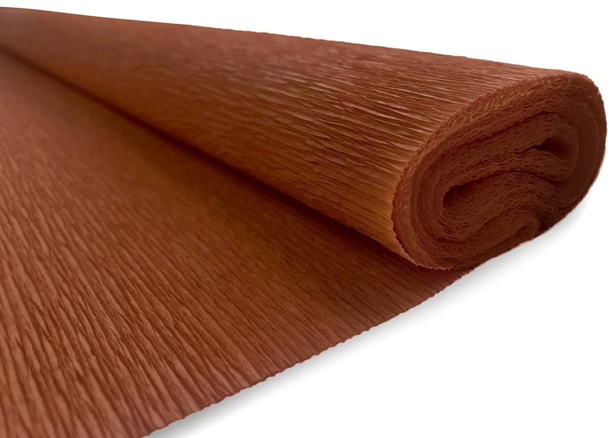 Бумага креповая INTERDRUK Classic 50x200см, коричневая