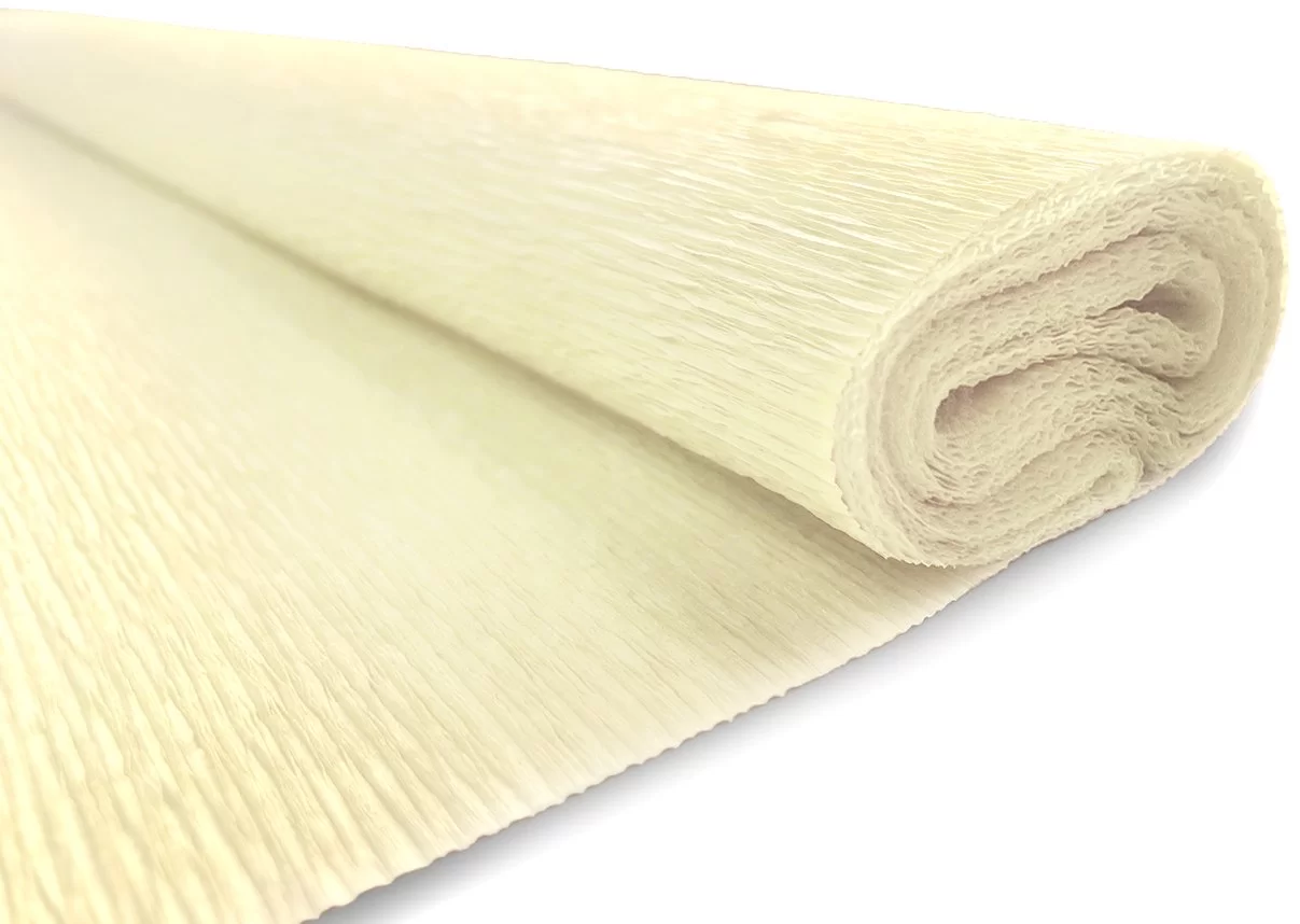 Hirtie creponata INTERDRUK Classic 50x200cm, cream