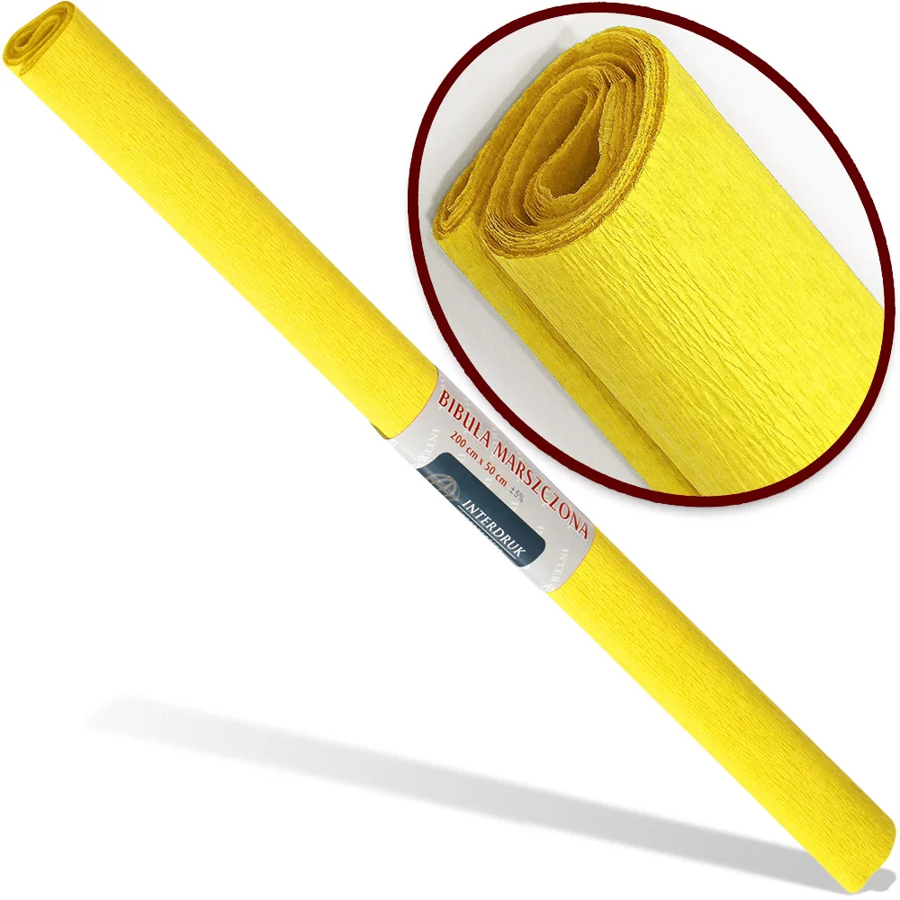Hirtie creponata INTERDRUK Classic 50x200cm, lime