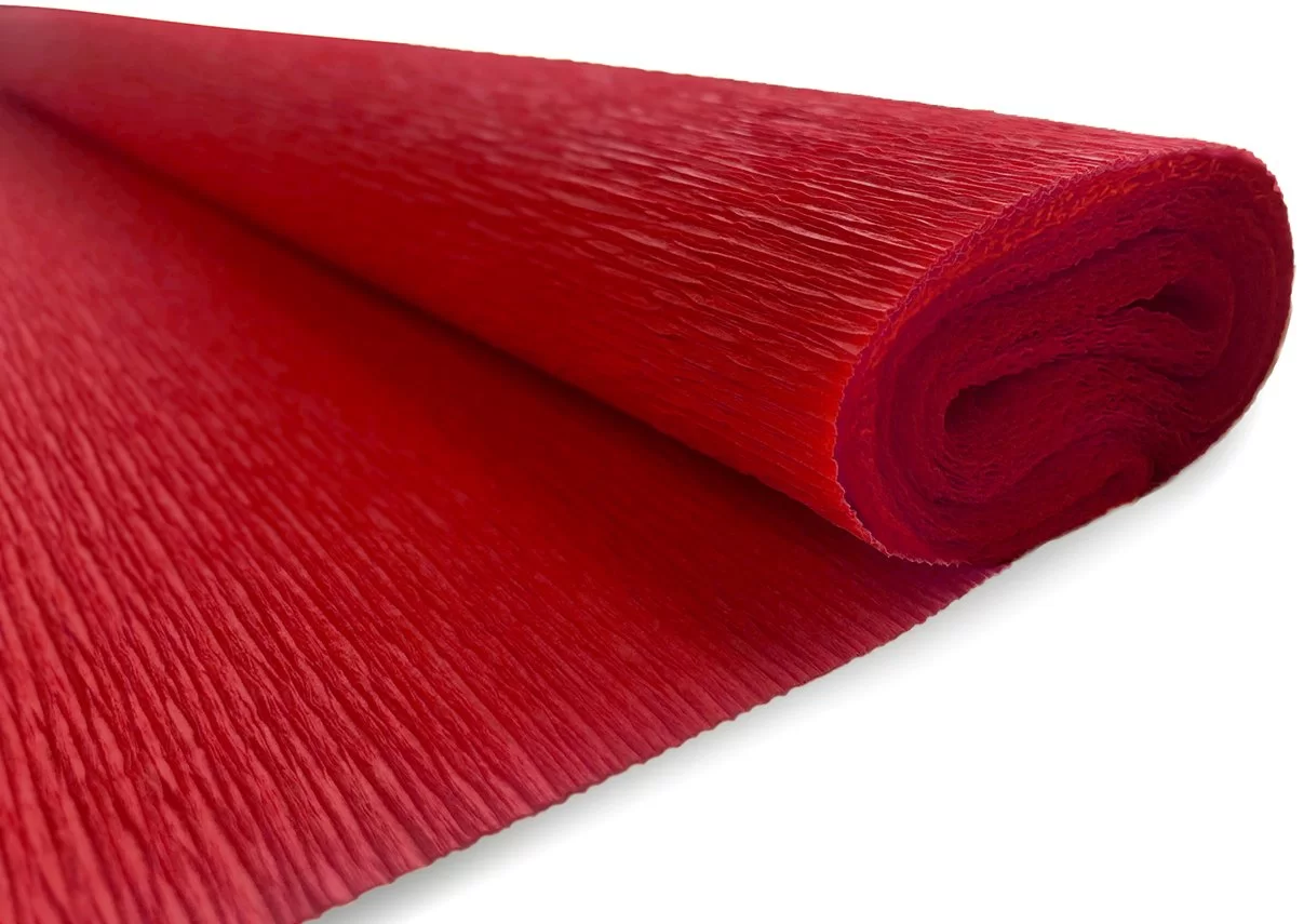 Hirtie creponata INTERDRUK Classic 50x200cm, rosie