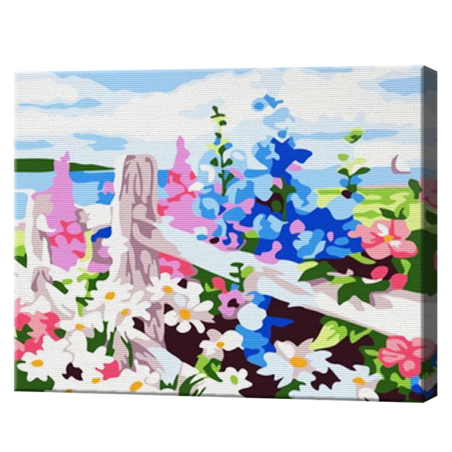 Картина по номерам ART GALLERY Цветы 20х30см холст