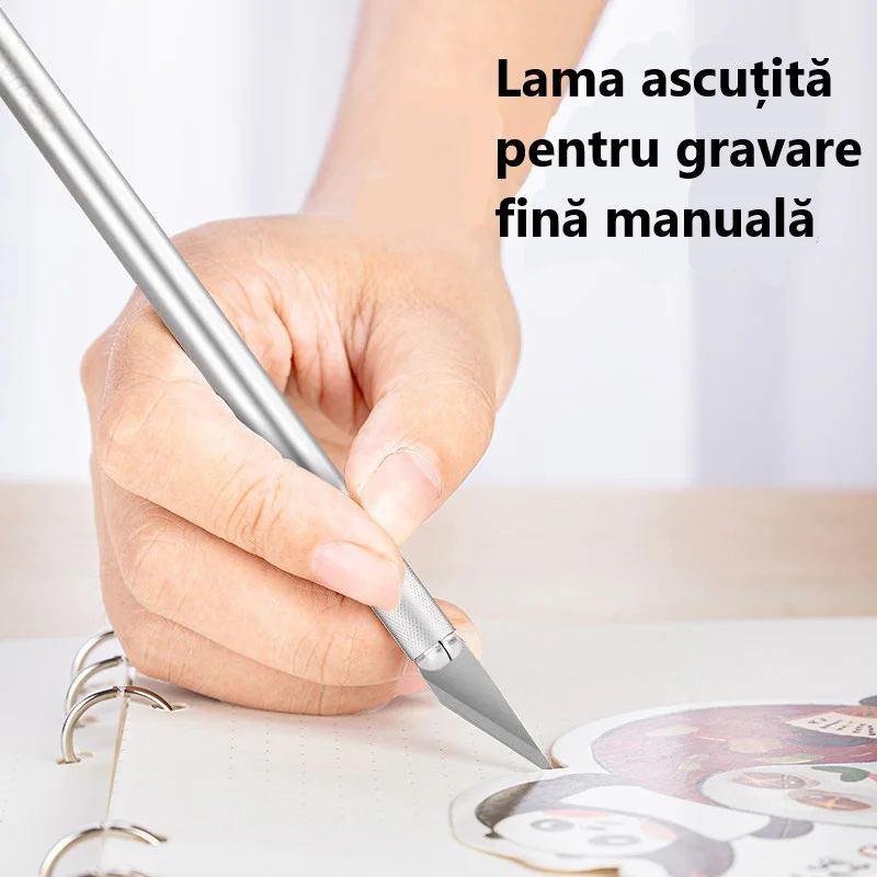 Bisturiu DELI 10 lame, blister