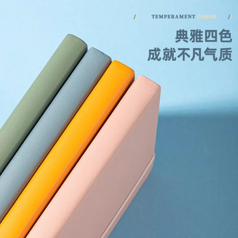 Agenda nedatata DELI Inno A5, 96 foi, elastic, oranj