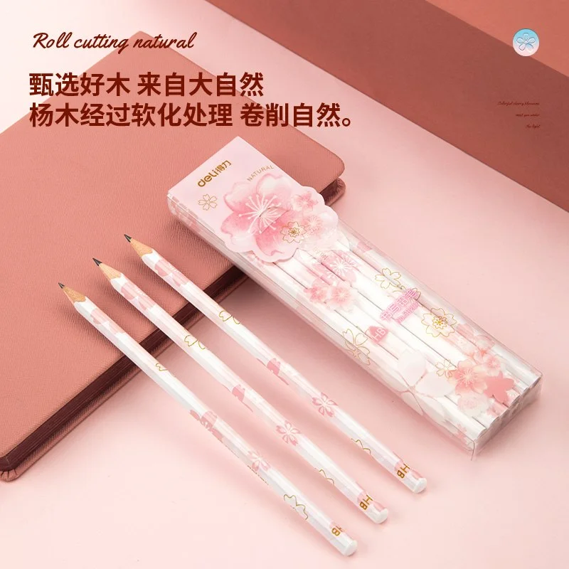 Карандаш чернографит. DELI Sakura, HВ