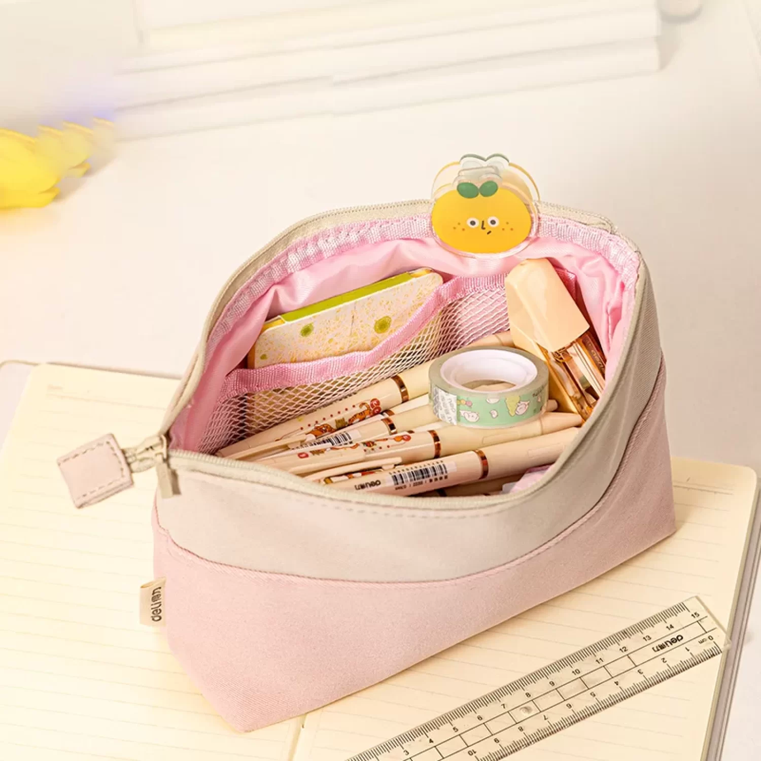 Penar DELI YKK Zipper, 21x10x10.5 cm