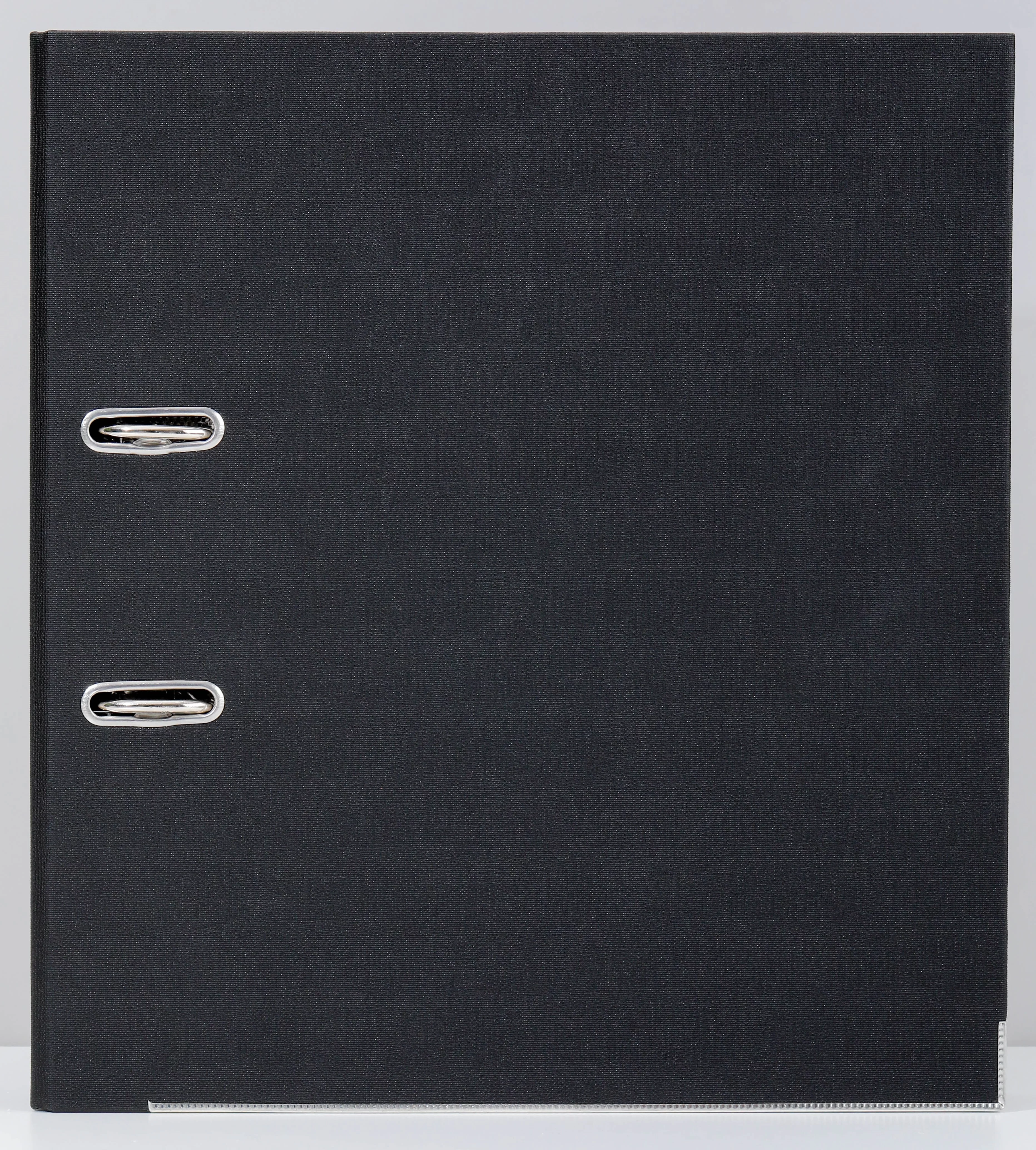Biblioraft DELI A4, 75mm, PP/PP, negru