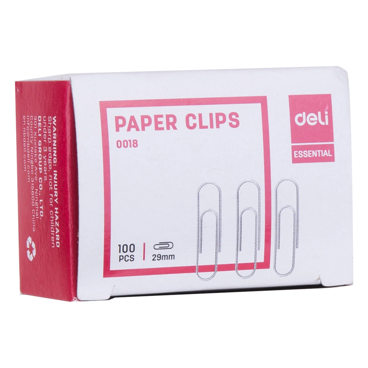 Agrafe DELI Essential, 29mm, 100 bucati 