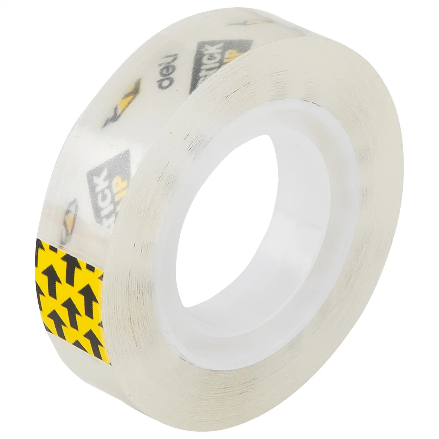 Banda adeziva transparenta DELI StickUp 12mm x 30m