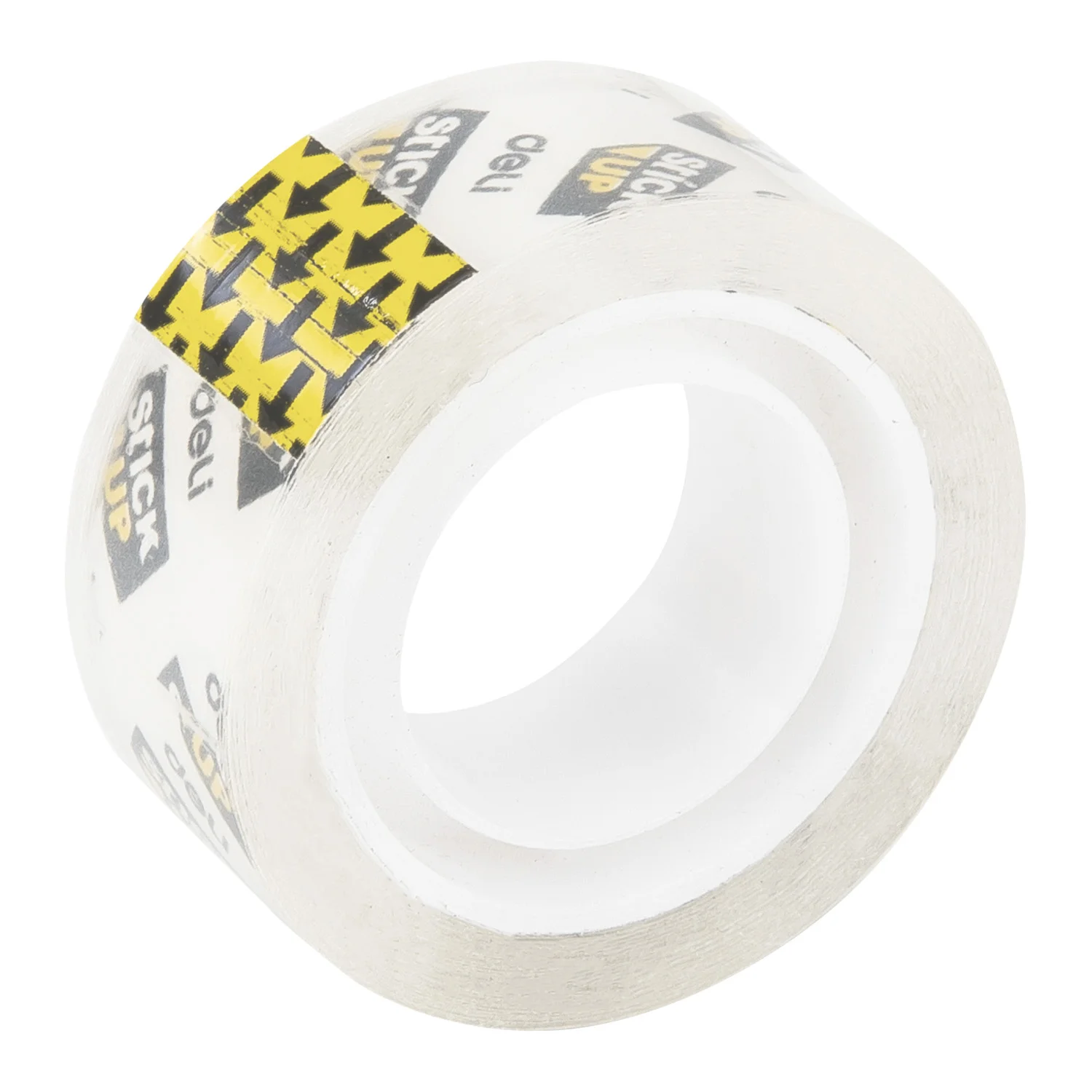Banda adeziva transparenta DELI StickUp 18mm x 20m