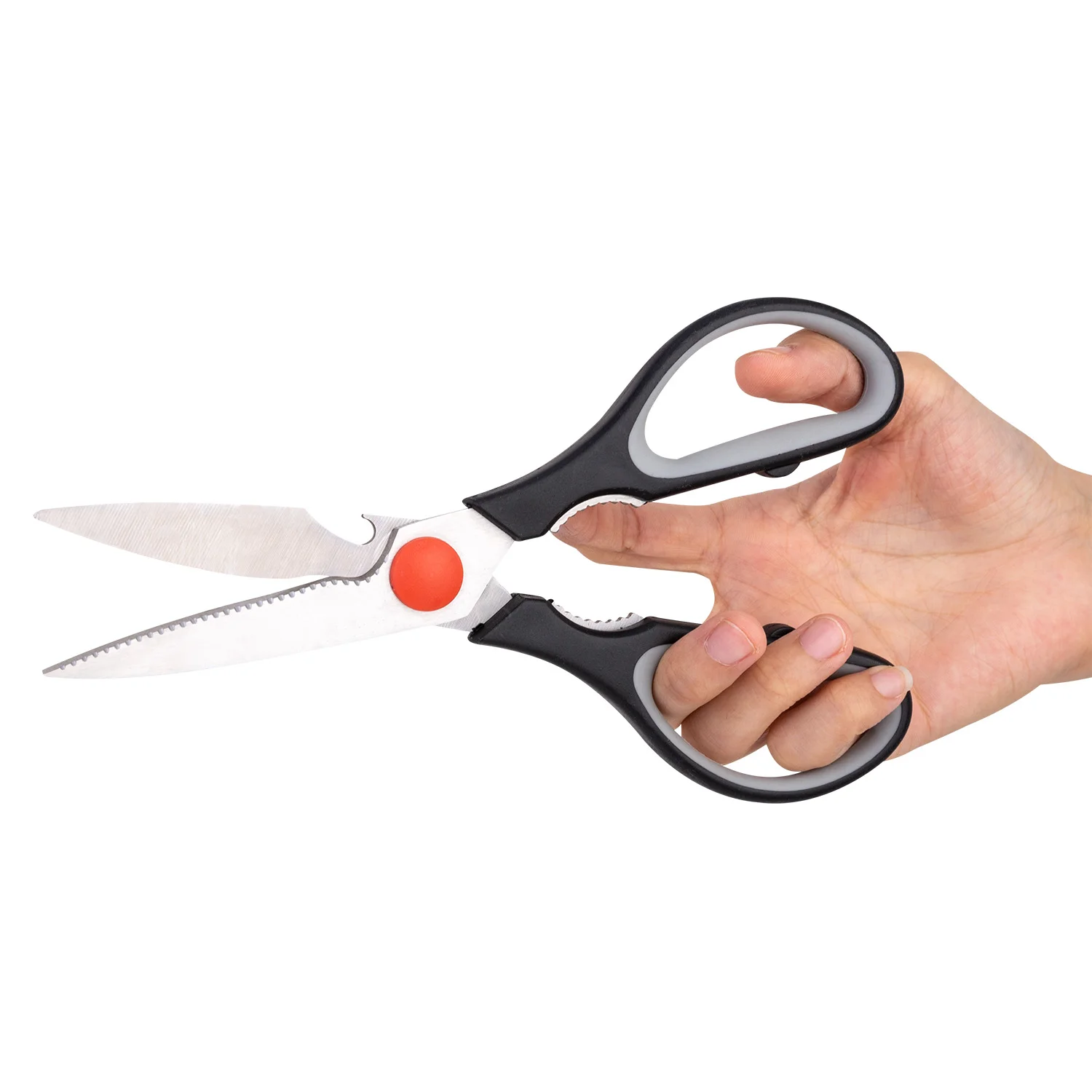 Foarfeca DELI de bucatarie, 21cm, blister