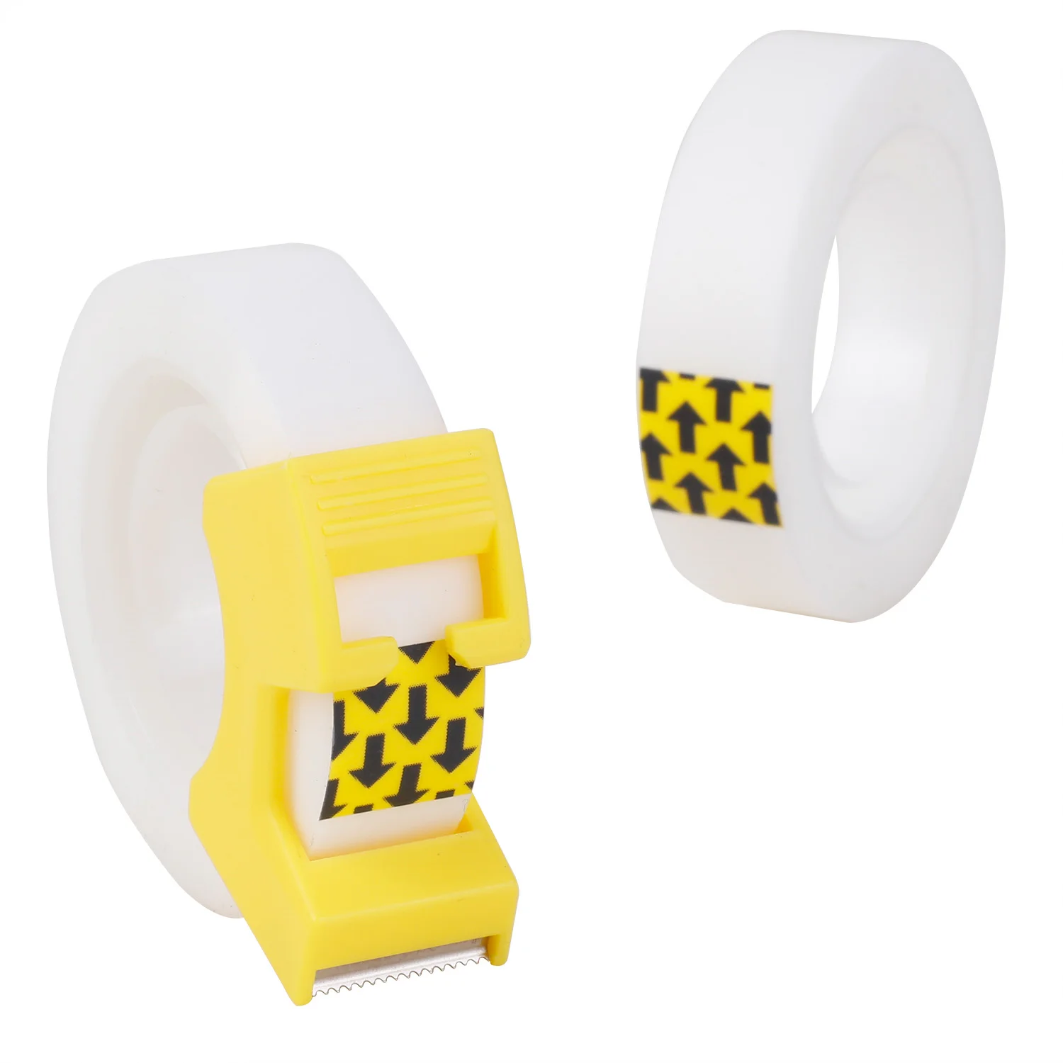 Banda adeziva DELI Stick mat 12mm x 18.3m, 2 buc blister