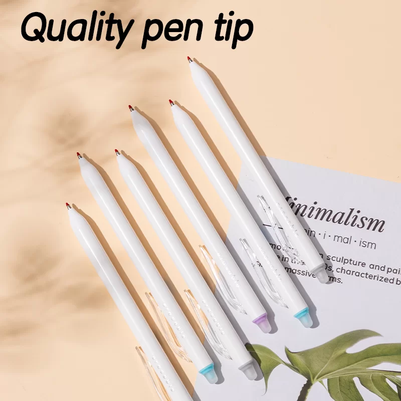 Pix cu gel DELI, 0.5mm, cu mecanism, corectabil albastru