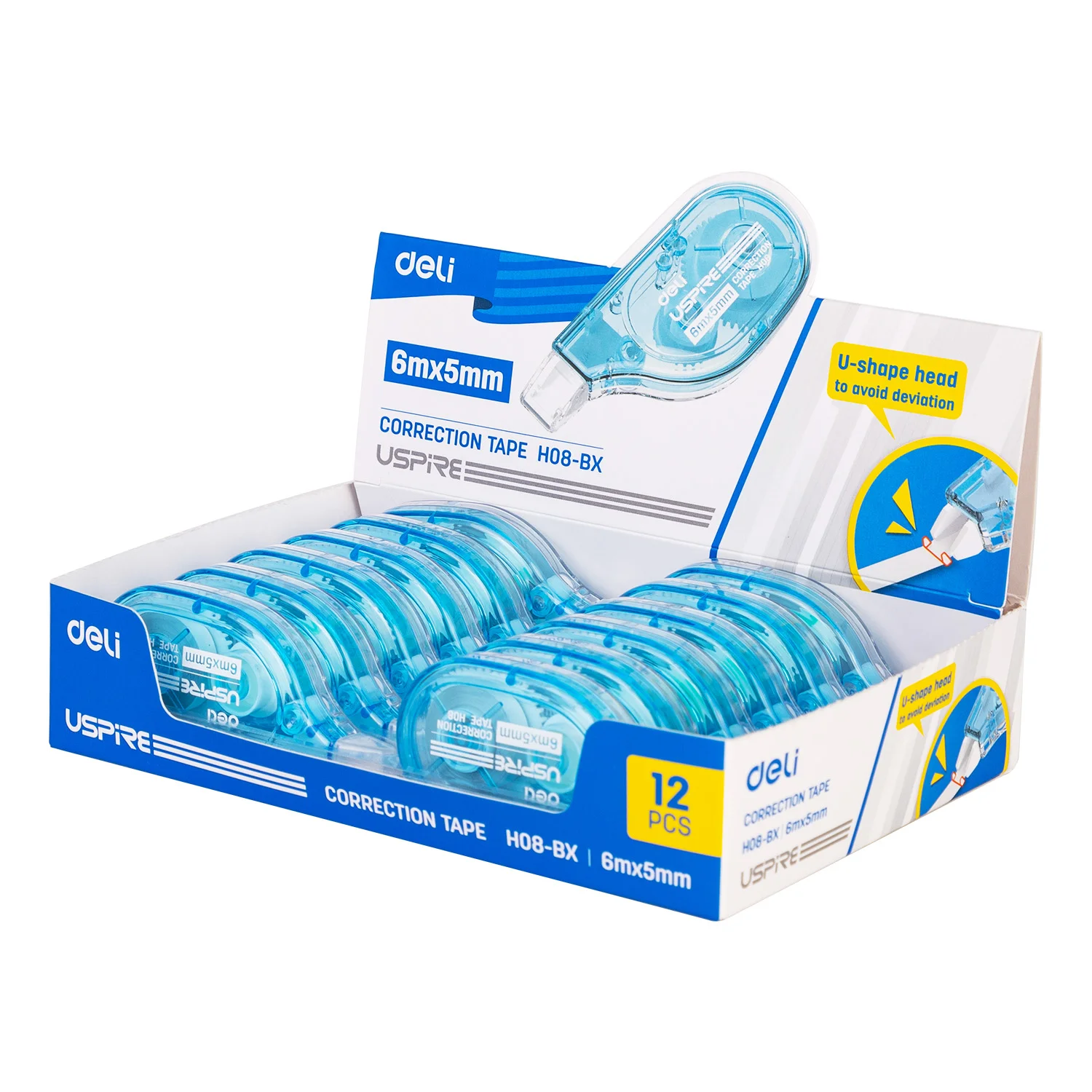 Banda corectoare DELI Uspire, 5mm x 6m