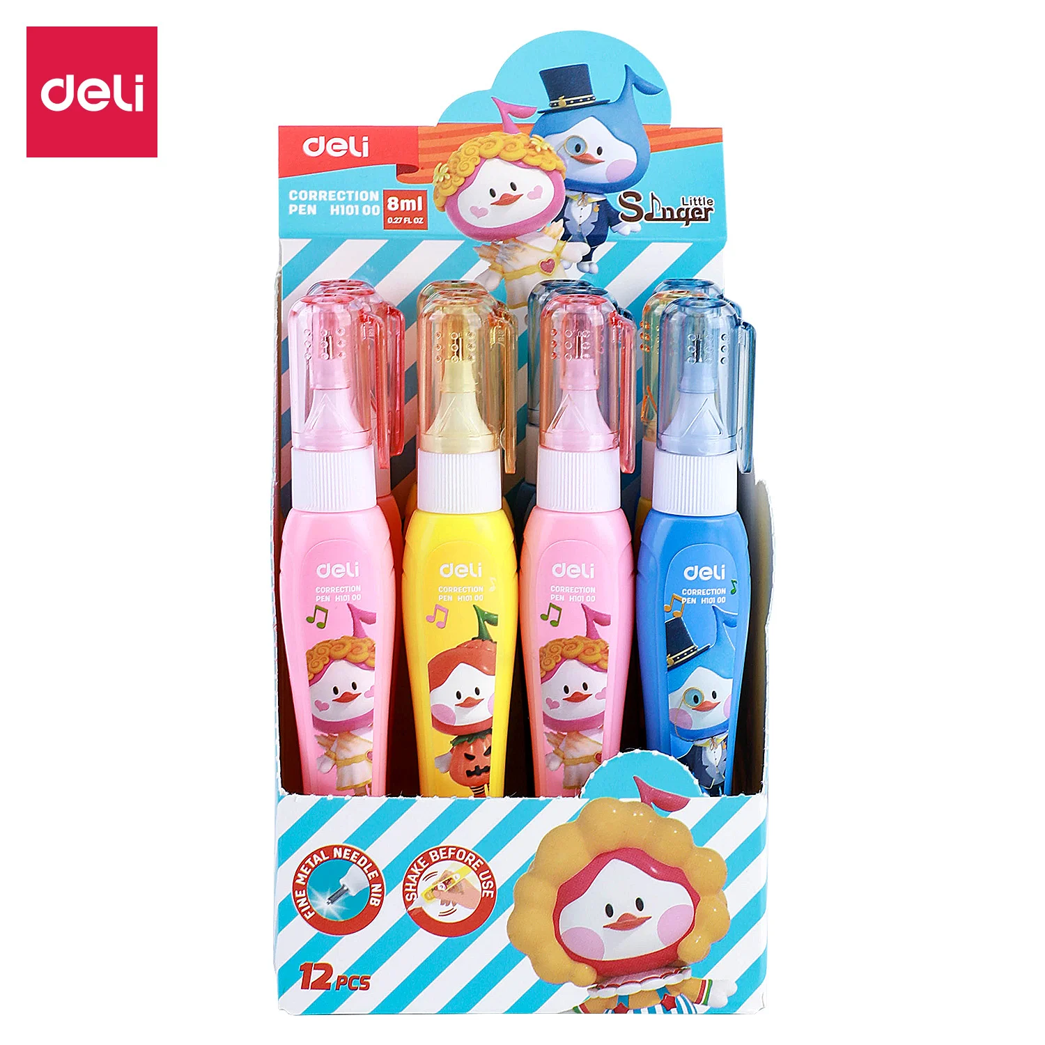 Creion corector DELI Cover Up, 8ml, pentru copii
