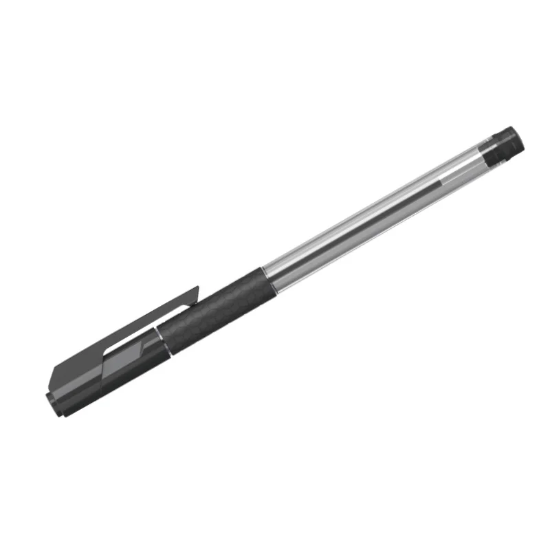 Ручка шариковая DELI Arrow, грип, 0.7 мм, черная