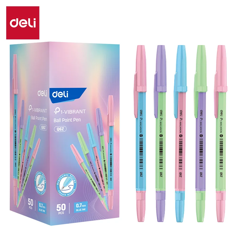 Pix DELI P1-Vibrant, 0.7mm, albastru
