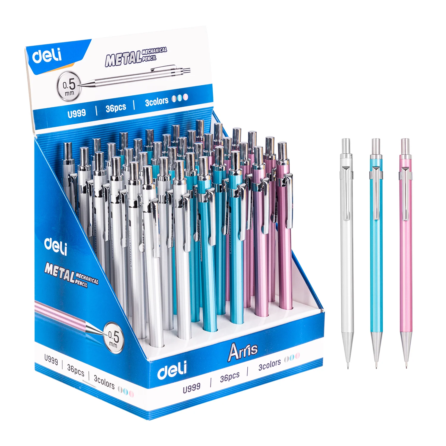 Creion mecanic DELI Metal, 0.5mm