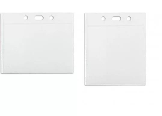 Ecuson orizontal 100x75mm, transparent