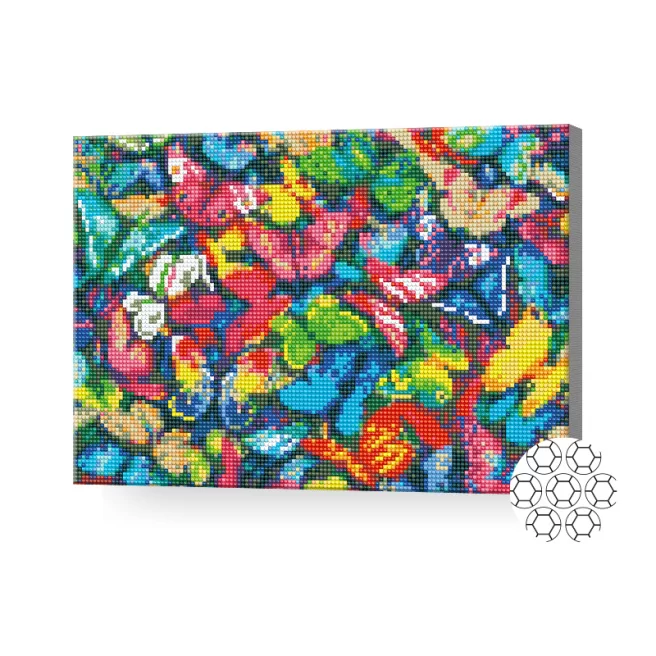 Mozaic cu diamante ART GALLERY Fluturi 30x40cm pinza